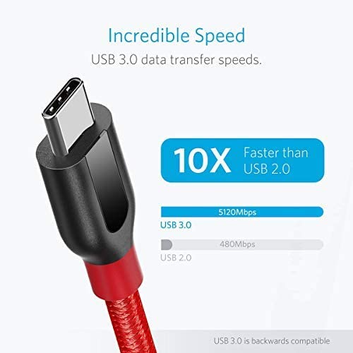 Anker Powerline USB C to USB 3.0 Cable (3 ft, 6 ft)