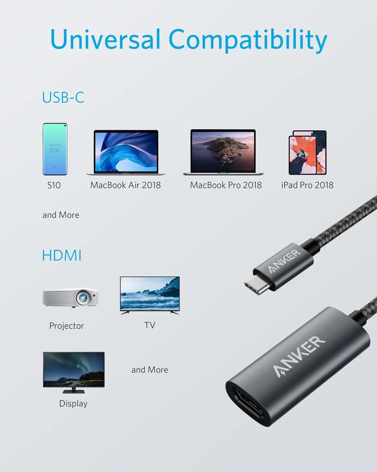 Anker USB-C Adapter (4K HDMI)