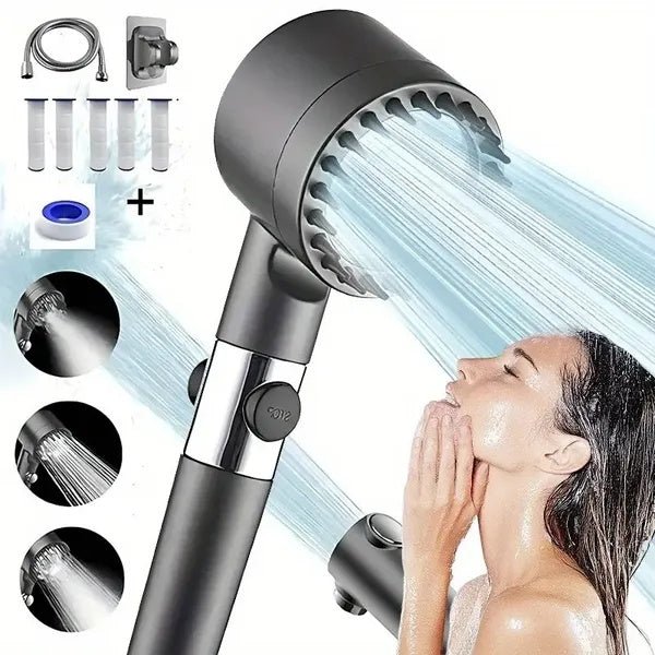 5 - layer Filter High - pressure Flow Multi - mode Shower Head - Treasure Mementos