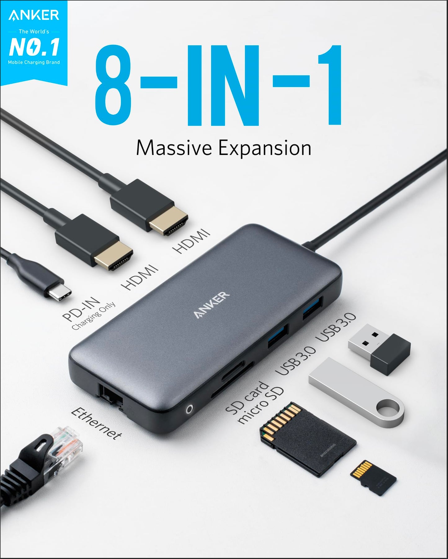 Anker USB-C Hub (8-in-1)