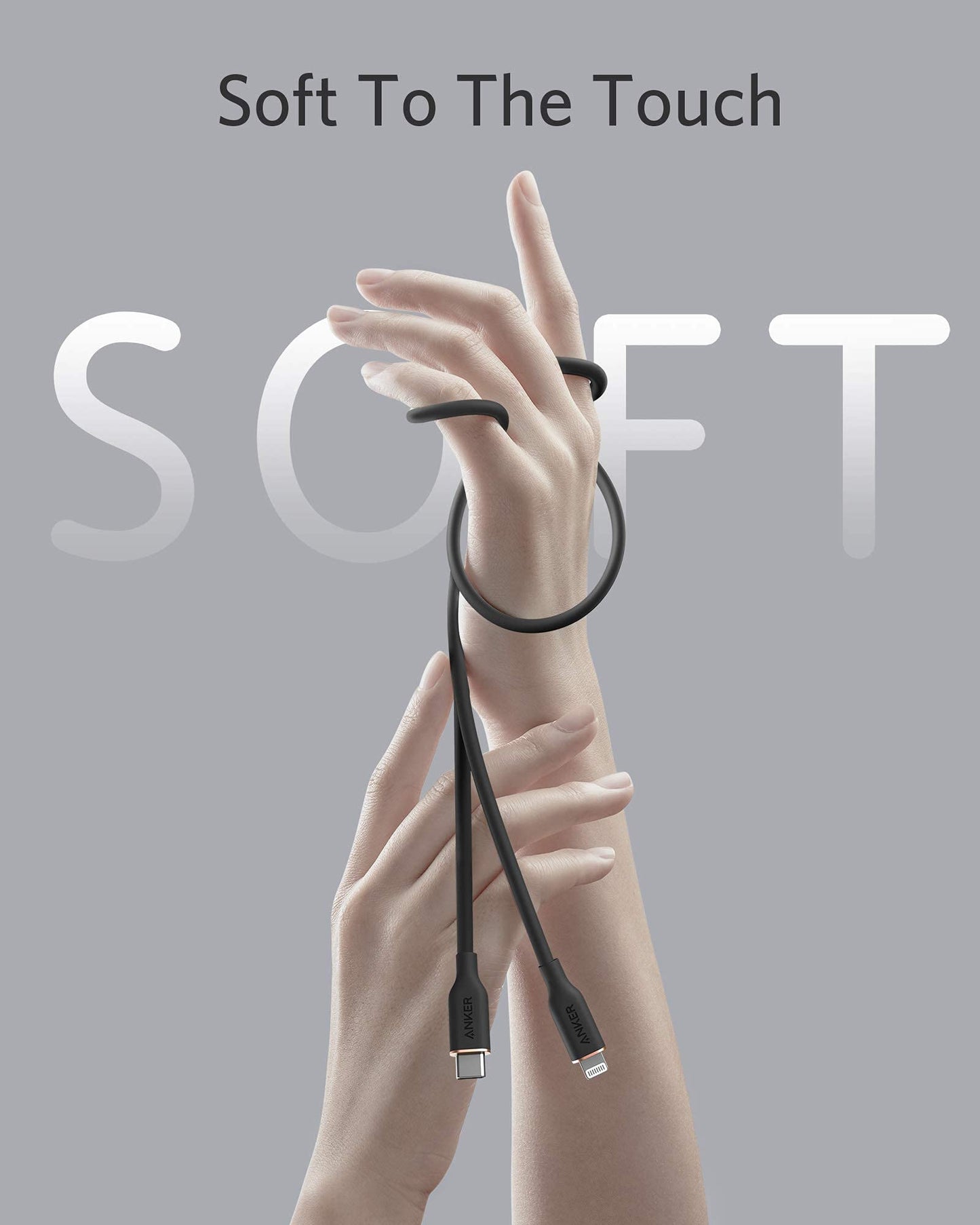 Anker USB-C to Lightning Cable (Flow, Silicone)