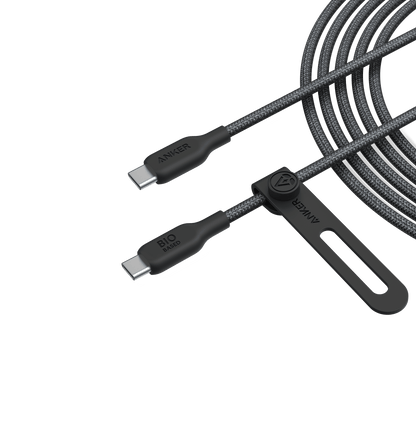 Anker USB C to USB C Cable (240W, 10 ft)  bio-based nylon