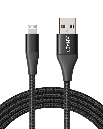 Anker  USB-A to Lightning Cable (3 ft / 6 ft / 10 ft)
