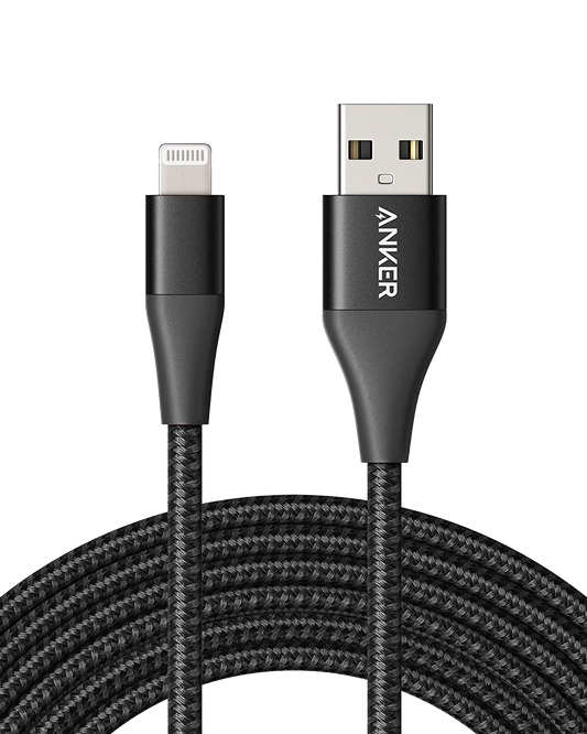Anker  USB-A to Lightning Cable (3 ft / 6 ft / 10 ft)