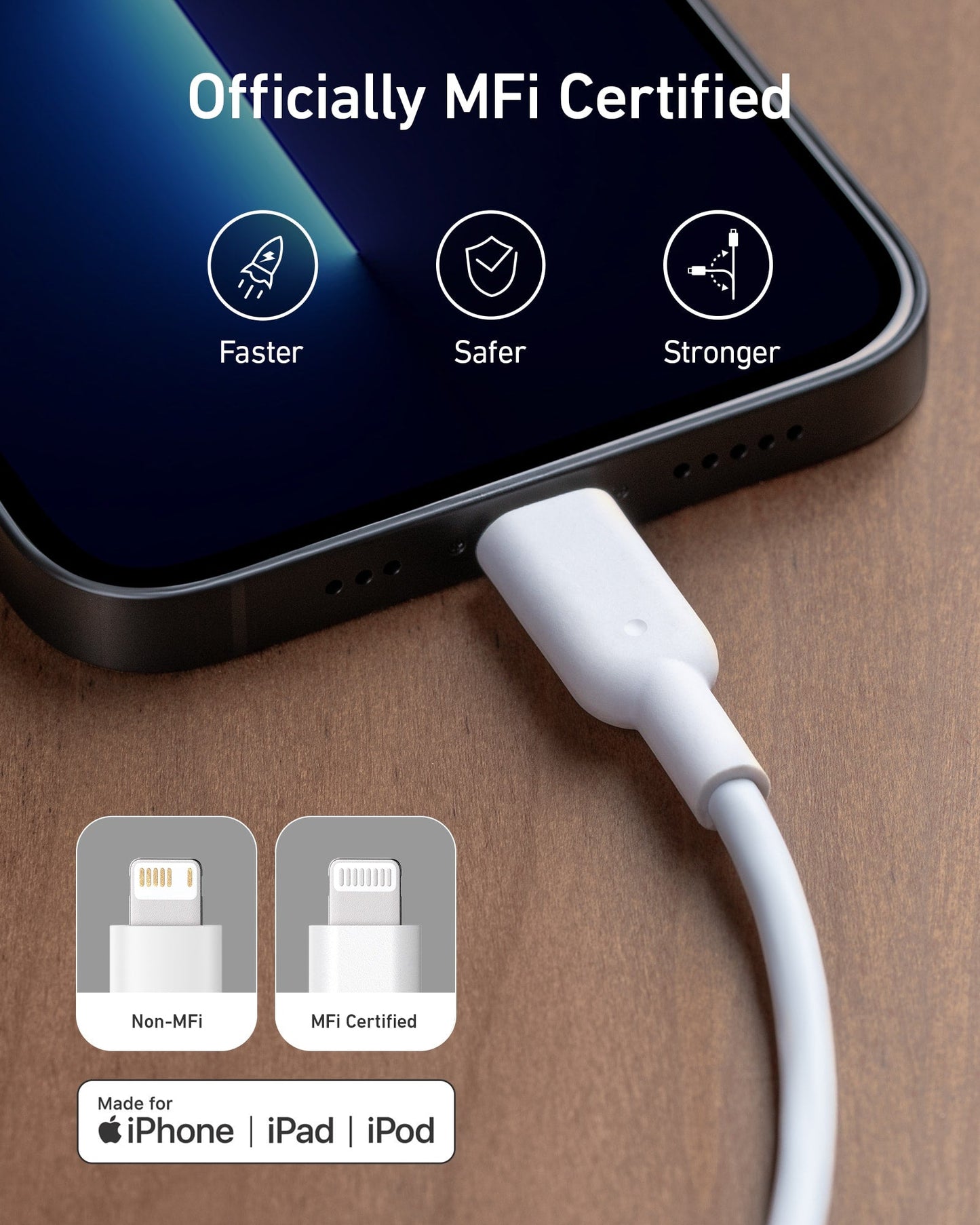 Anker Charger (Nano) with USB-C to Lightning Cable