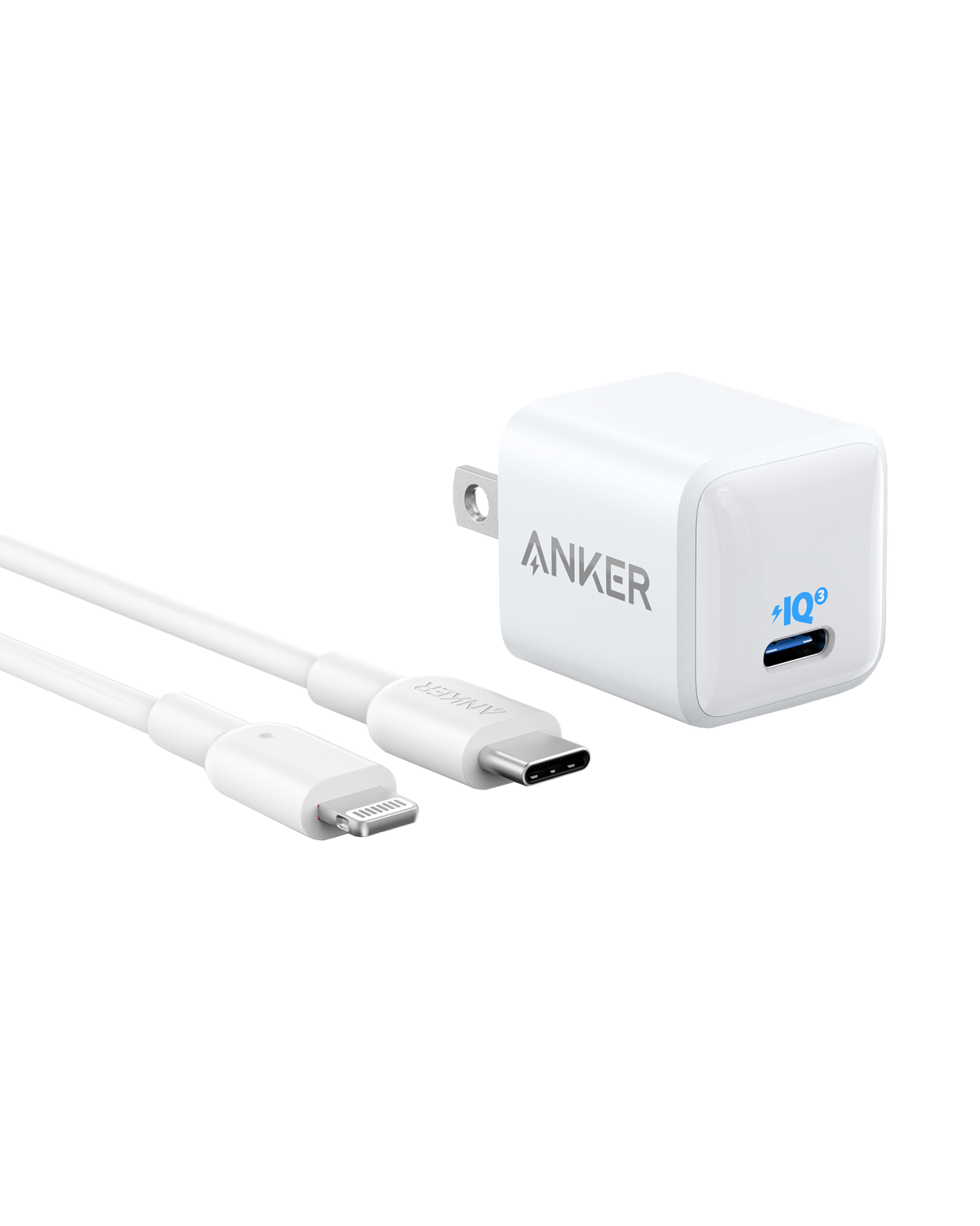 Anker Charger (Nano) with USB-C to Lightning Cable