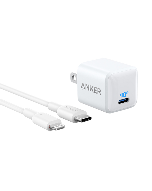 Anker Charger (Nano) with USB-C to Lightning Cable