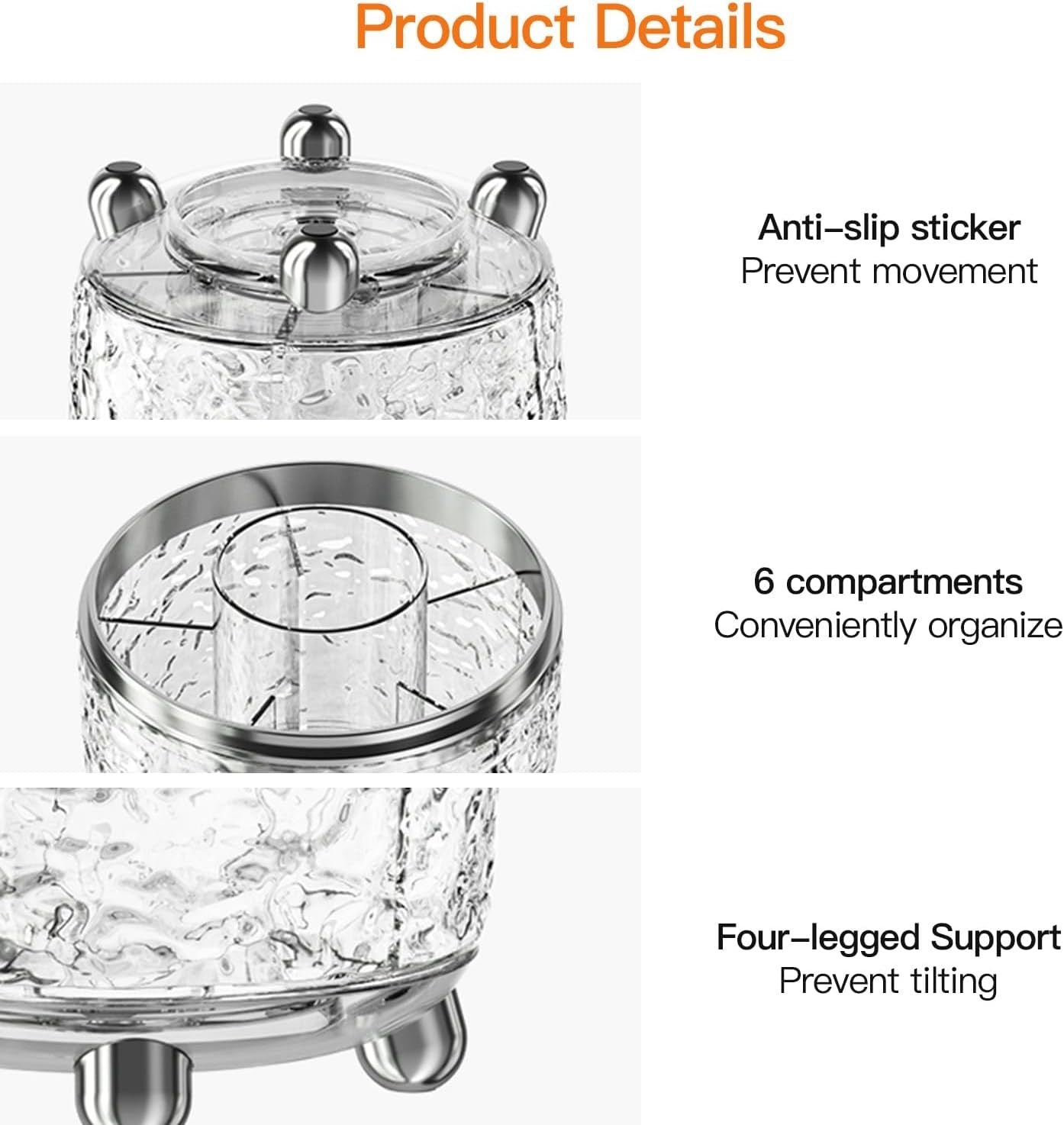 Large Capacity Makeup Brush Storage Organizer Rack