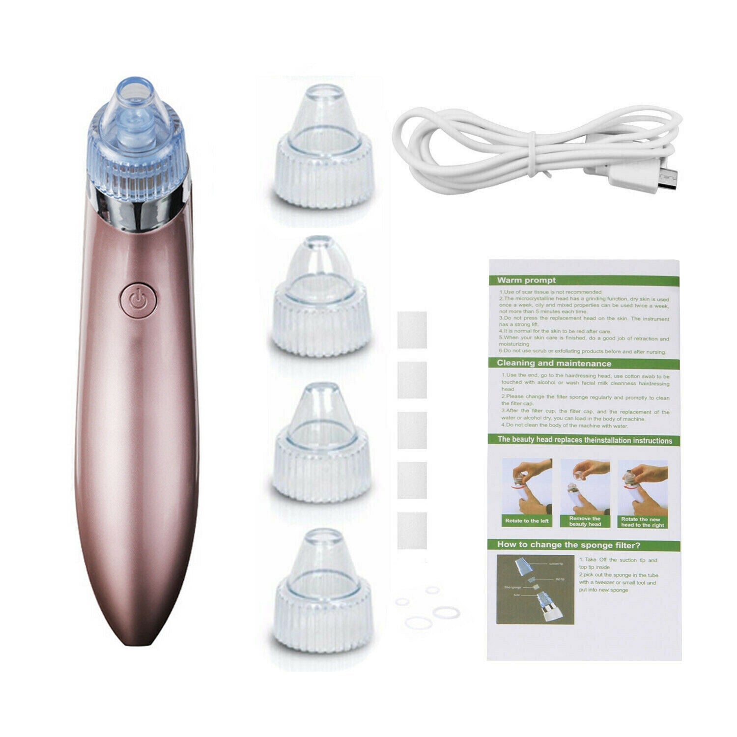 Electric Blackhead Vacuum Remover - Treasure Mementos