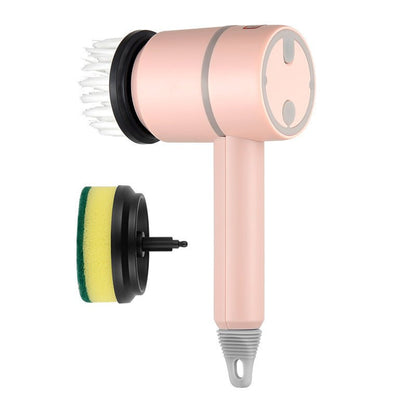 Electric Cleaning Brush – USB Rechargeable Scrubber for Dishes, Kitchen & Bathroom - Treasure Mementos