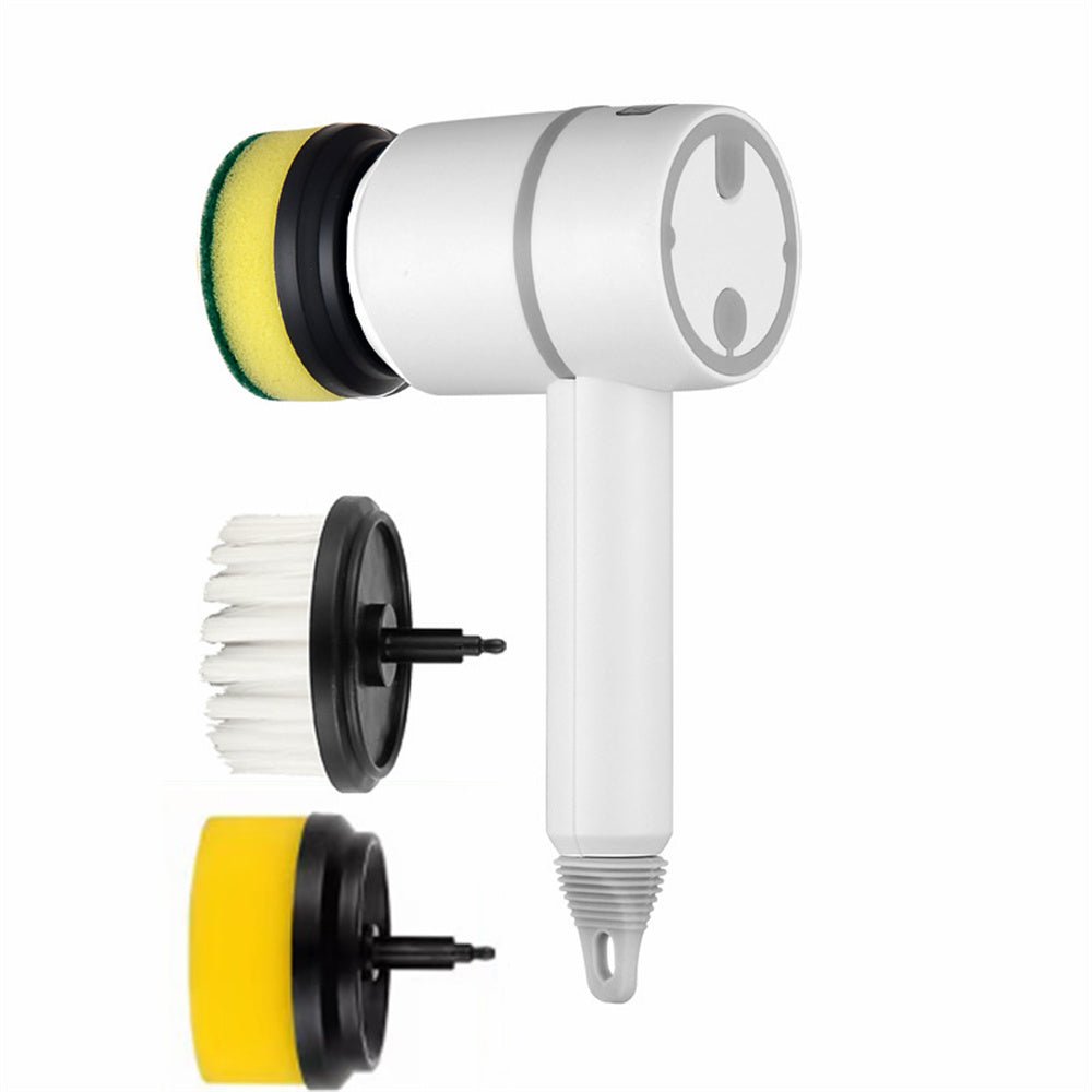Electric Cleaning Brush – USB Rechargeable Scrubber for Dishes, Kitchen & Bathroom - Treasure Mementos