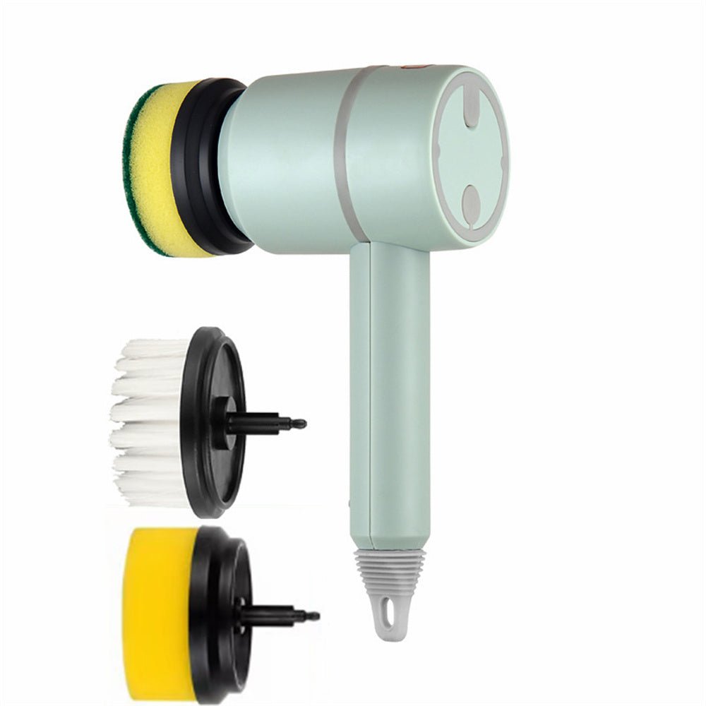Electric Cleaning Brush – USB Rechargeable Scrubber for Dishes, Kitchen & Bathroom - Treasure Mementos