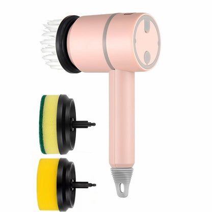 Electric Cleaning Brush – USB Rechargeable Scrubber for Dishes, Kitchen & Bathroom - Treasure Mementos