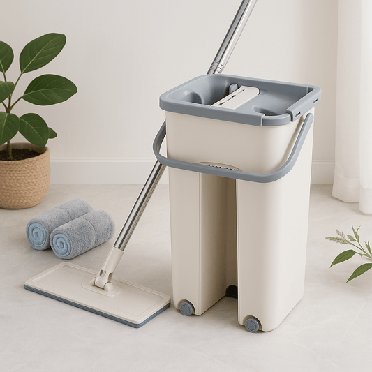 Hands - Free Flat Mop & Bucket Set - Treasure Mementos