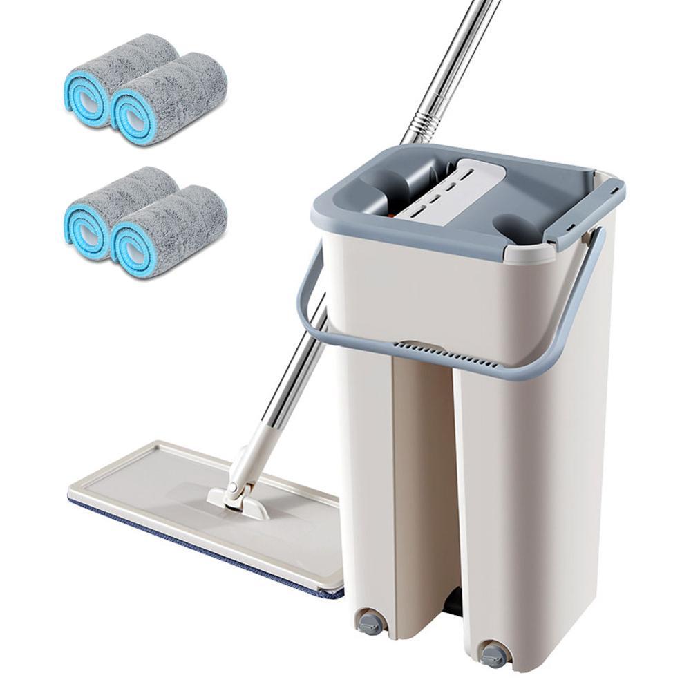 Hands - Free Flat Mop & Bucket Set - Treasure Mementos