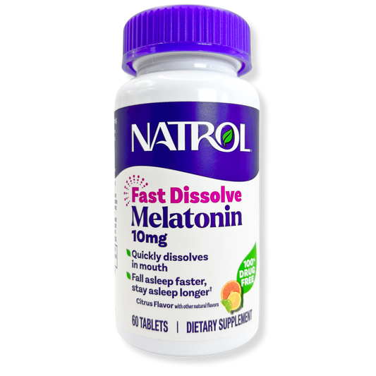Natrol Melatonin Fast Dissolve - Citrus 10 mg 60 Tabs