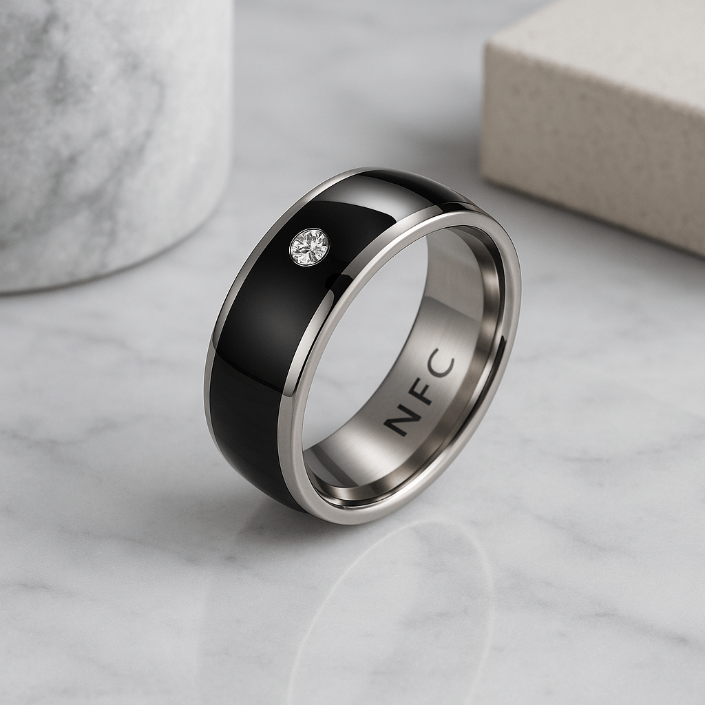 NFC Smart Ring – Touchless Digital Control - Treasure Mementos