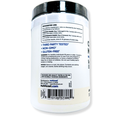 Nutricost Creatine Monohydrate Powder 5g – 1LB Unflavored
