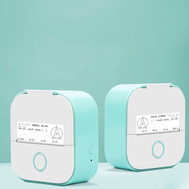Portable Mini Thermal Printer – Wireless Pocket Photo & Sticker Label Printer - Treasure Mementos