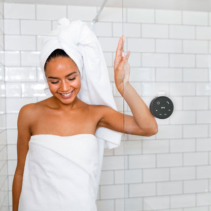 Portable Water Resistant Black Bluetooth Speaker - Treasure Mementos