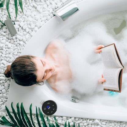 Portable Water Resistant Black Bluetooth Speaker - Treasure Mementos