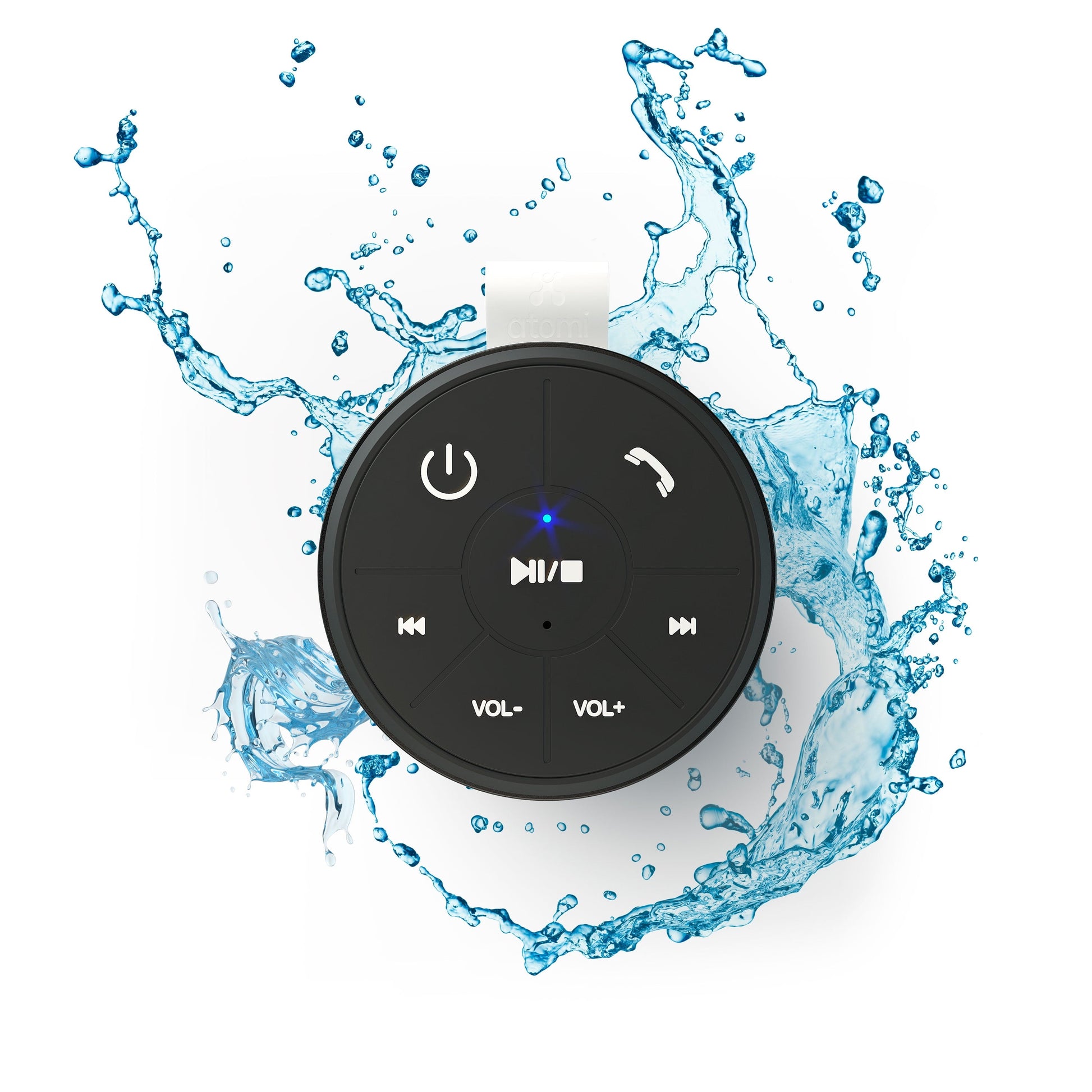 Portable Water Resistant Black Bluetooth Speaker - Treasure Mementos