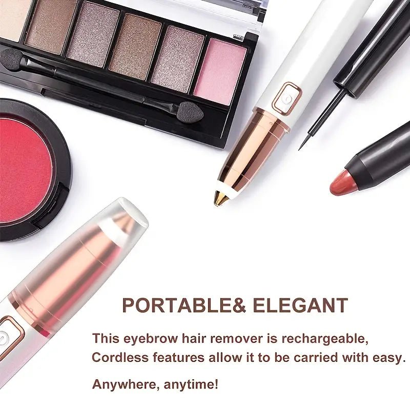 Rechargeable Painless Eyebrow Hair Remover Tool - Treasure Mementos