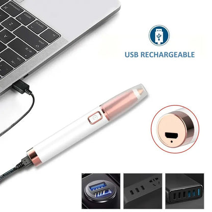 Rechargeable Painless Eyebrow Hair Remover Tool - Treasure Mementos